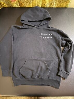 ⭐️ Imagine Dragons Kids Black Hoodie - Logo Pullover